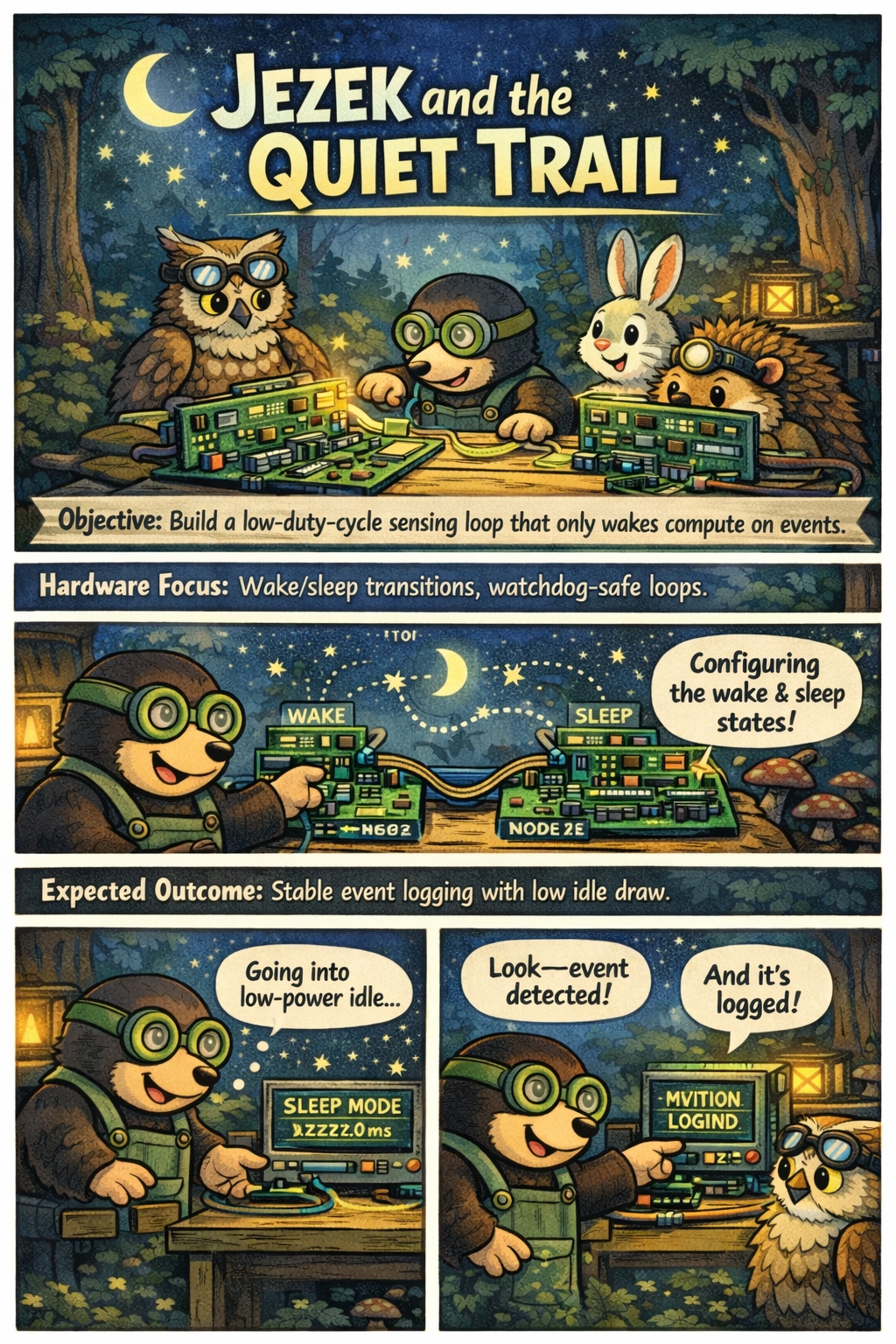 Jezek and the Quiet Trail artwork